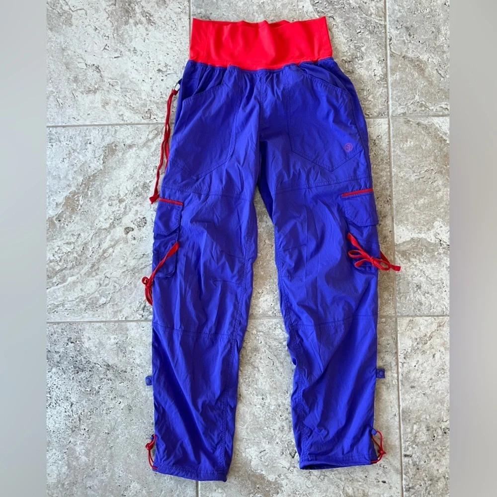 Zumba Fitness Soft-N-Stretch Cargo Pants in Purple Moon/Red, XS (Extra Spicy) - Picture 12 of 12